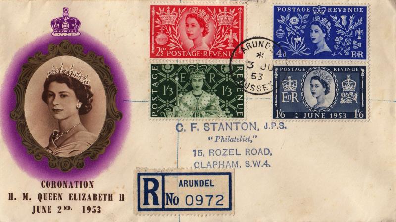 1953 (06) Coronation - Purple & Gold Cover - Arundel CDS