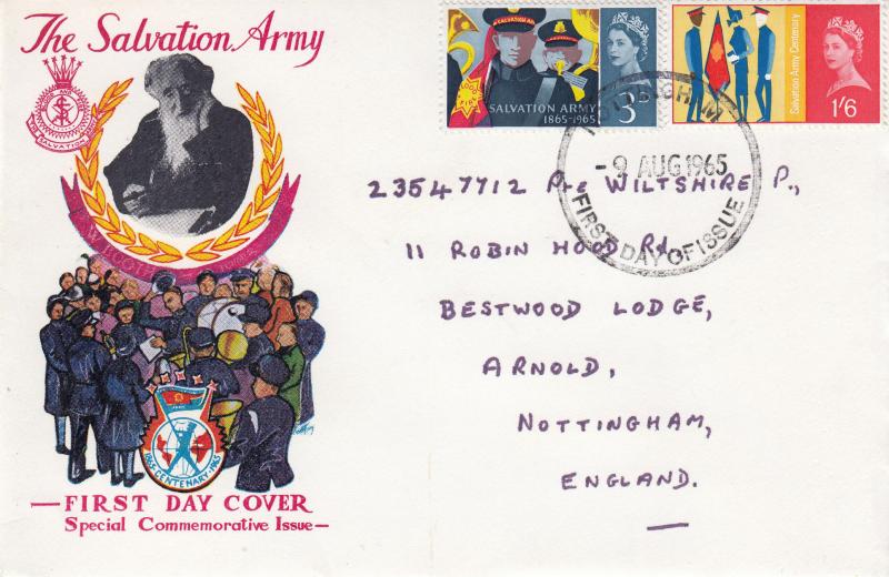 1965 (08) Salvation Army - Ord - Connoisseur - Nottingham FDI