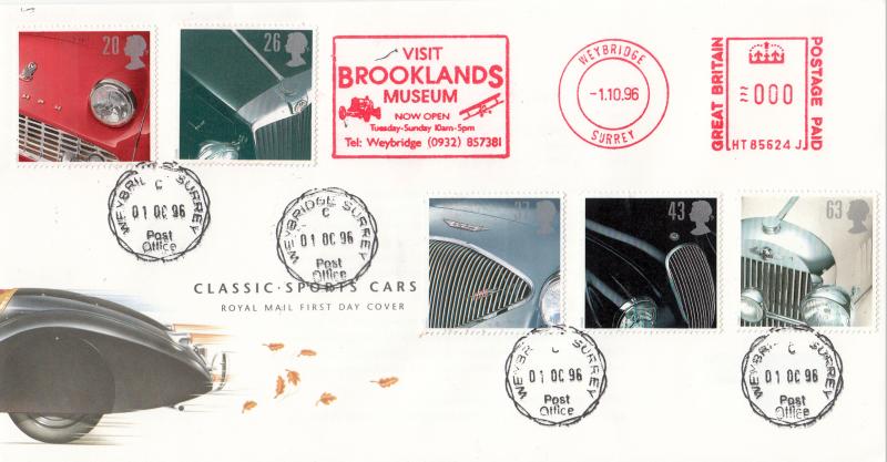 1996 (10) Classic Cars - RM - Weybridge CDS + Visit Brooklands Museum Meter Mark