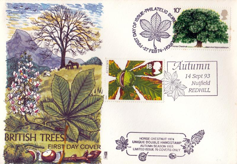 1974 (02) Trees (Horse Chestnut) - Philart - Edinburgh H/S - Doubled 1993 Autumn Issue