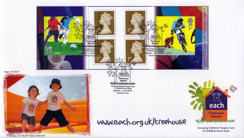 2010 (10) Olympic Booklet No 4 - Sheridan 'EACH Treehouse Appeal' Official