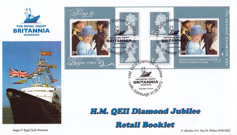 2012 (05) Diamond Jubilee (Retail Book) - Sheridan 'Royal Yacht Britannia' Official