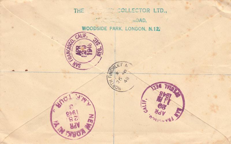 1948 (04) Silver Wedding - Amateur Collector Ltd Cover - North Finchley CDS